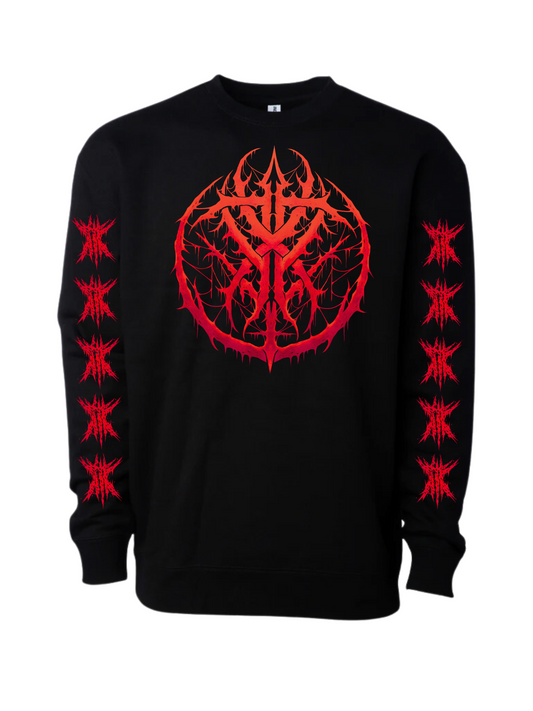 CREWNECK | RED [X]