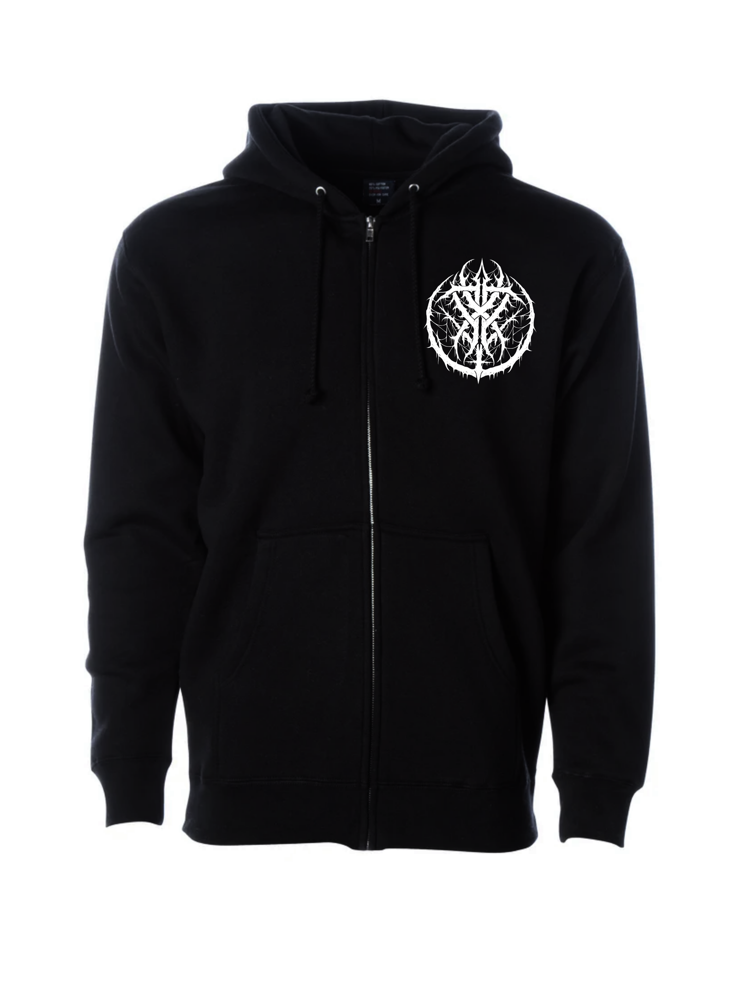 ZIP UP HOODIE | BLACK